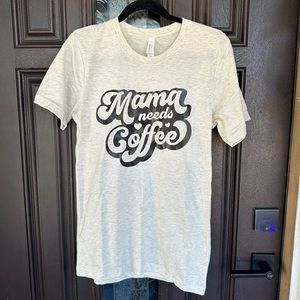 NWOT mama needs coffee sz small, made by me!